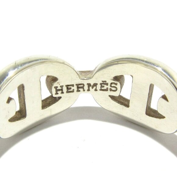 Auth HERMES Chaine D'ancre - Silver None Ring #6 - Picture 5 of 6